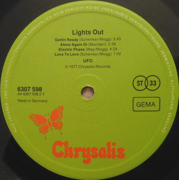 UFO (5) : Lights Out (LP, Album)