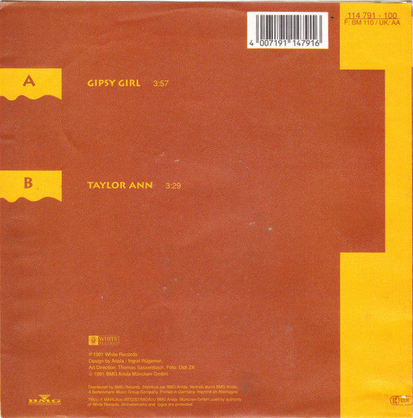 David Hasselhoff : Gipsy Girl (7", Single)