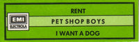 Pet Shop Boys : Rent (7", Single, EMI)