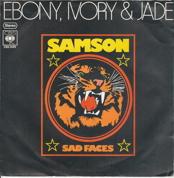 Ebony, Ivory & Jade : Samson / Sad Faces (7", Single)