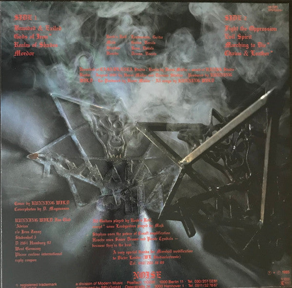 Running Wild : Branded And Exiled (LP, Album)