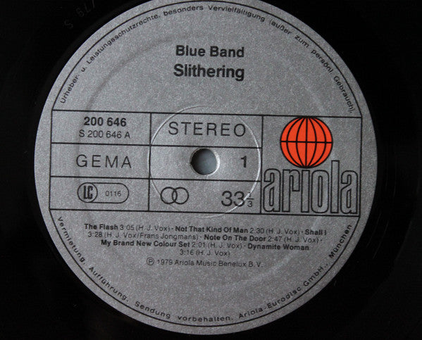 The Blue Band (2) : Slithering (LP, Album)