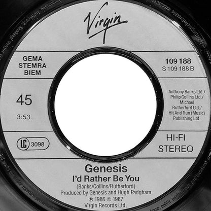 Genesis : Throwing It All Away (7", Single)