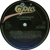 REO Speedwagon : Hi Infidelity (LP, Album, RE)