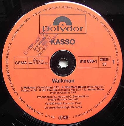 Kasso : Walkman (LP, Album)