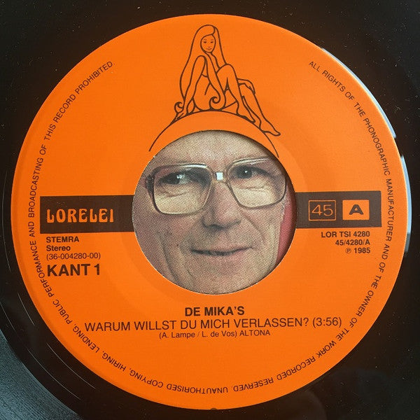 De Mika's : Warum Willst Du Mich Verlassen? / Wunderschöne Blaue Augen (7", Single)