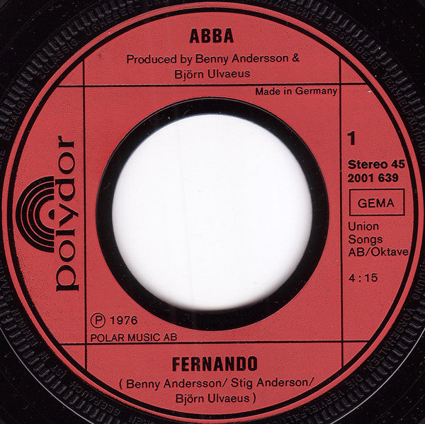ABBA : Fernando (There Was Something In The Air That Night) (7", Single)