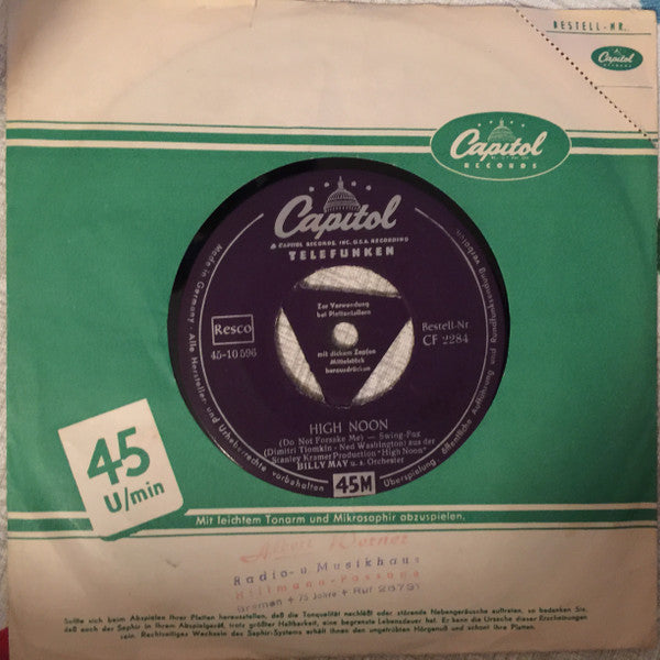 Billy May Und Sein Orchester* : High Noon / Do You Ever Think Of Me (7")