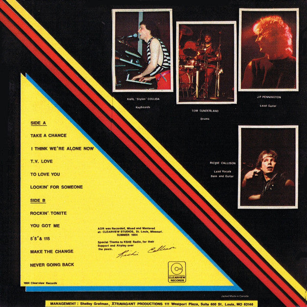 Richie Callison Band : AOR (LP)