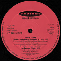 Queen Yahna : Hot Summer Nights / Doesn't Anybody (12")