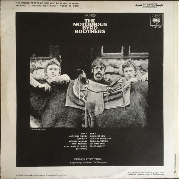 The Byrds : The Notorious Byrd Brothers (LP, Album)
