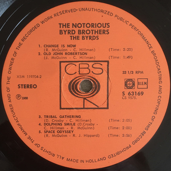The Byrds : The Notorious Byrd Brothers (LP, Album)