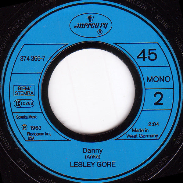 Lesley Gore : It's My Party (7", Single, Mono, RE)