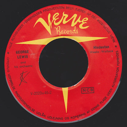 George Lewis And His Orchestra : Yaaka Hula Hickey Dula (7")