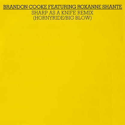Brandon Cooke Featuring Roxanne Shante* : Sharp As A Knife (Remix) (12")