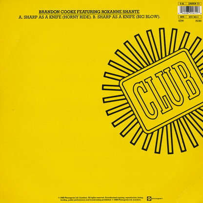 Brandon Cooke Featuring Roxanne Shante* : Sharp As A Knife (Remix) (12")