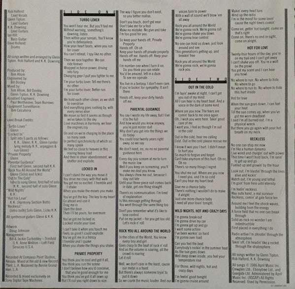 Judas Priest : Turbo (LP, Album)