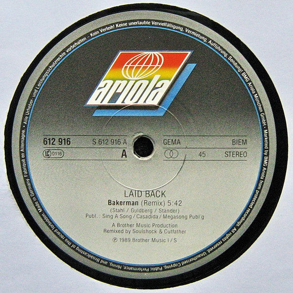 Laid Back : Bakerman (Remix) (12", Maxi)