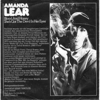Amanda Lear : Blood & Honey (7", Single)