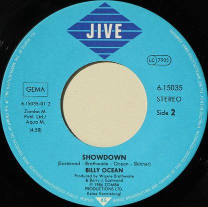 Billy Ocean : Get Outta My Dreams, Get Into My Car (7", Single)