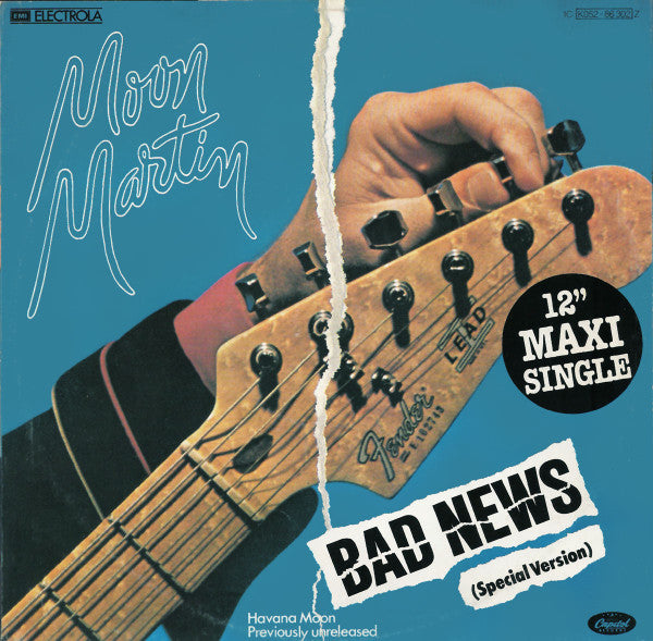 Moon Martin : Bad News (Special Version) (12", Maxi)