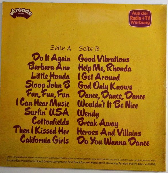 The Beach Boys : 20 Grössten Hits (LP, Comp, Gat)
