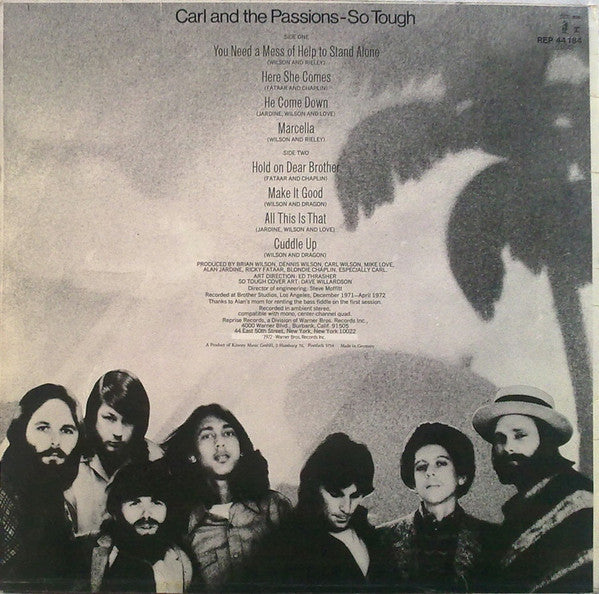 The Beach Boys : Carl And The Passions – "So Tough" (LP, Album)