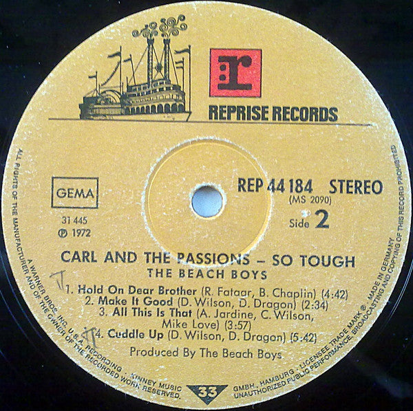 The Beach Boys : Carl And The Passions – "So Tough" (LP, Album)