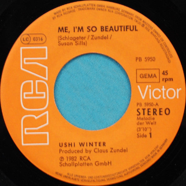 Ushi Winter : Me, I'm So Beautiful / I'm Gonna Make It (7", Single)