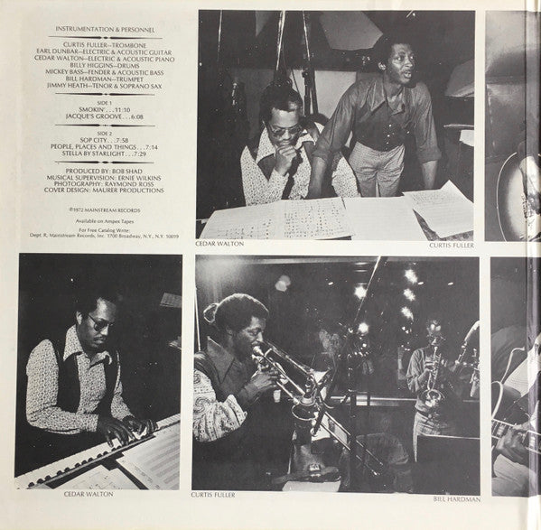 Curtis Fuller : Smokin' (LP, Album, Gat)