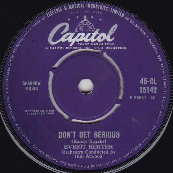 Everit Herter : Boys Were Made For Girls (7")