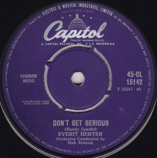 Everit Herter : Boys Were Made For Girls (7")