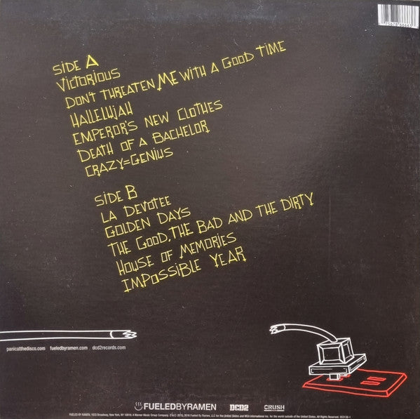 Panic! At The Disco : Death Of A Bachelor (LP, Album)