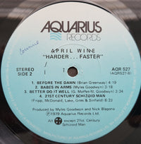 April Wine : Harder.....Faster (LP, Album)