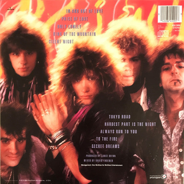 Bon Jovi : 7800° Fahrenheit (LP, Album)