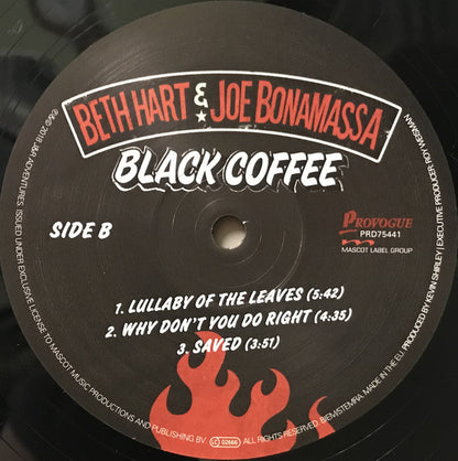 Beth Hart & Joe Bonamassa : Black Coffee (2xLP, Album, 180)