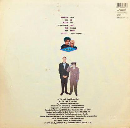 Roxette : The Look (Head-Drum-Mix) (12", Maxi)