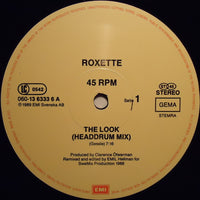 Roxette : The Look (Head-Drum-Mix) (12", Maxi)