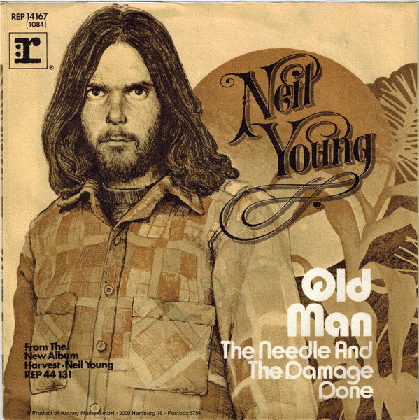 Neil Young : Old Man (7", Single, Promo)