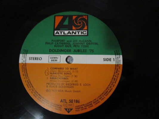 Passport (2) And Les McCann, Philip Catherine, Johnny Griffin, Buddy Guy, Pete York : Doldinger Jubilee '75 (LP, Album, RE, Gat)