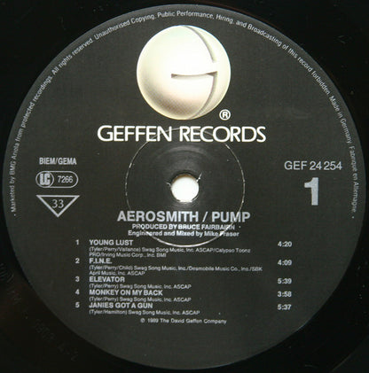 Aerosmith : Pump (LP, Album, RE)