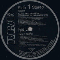 David Bowie : Fame And Fashion (David Bowie's All Time Greatest Hits) (LP, Comp, RM)