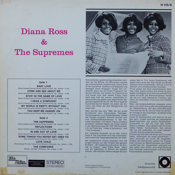 Diana Ross & The Supremes* : Diana Ross & The Supremes (LP, Comp, Club, S/Edition)