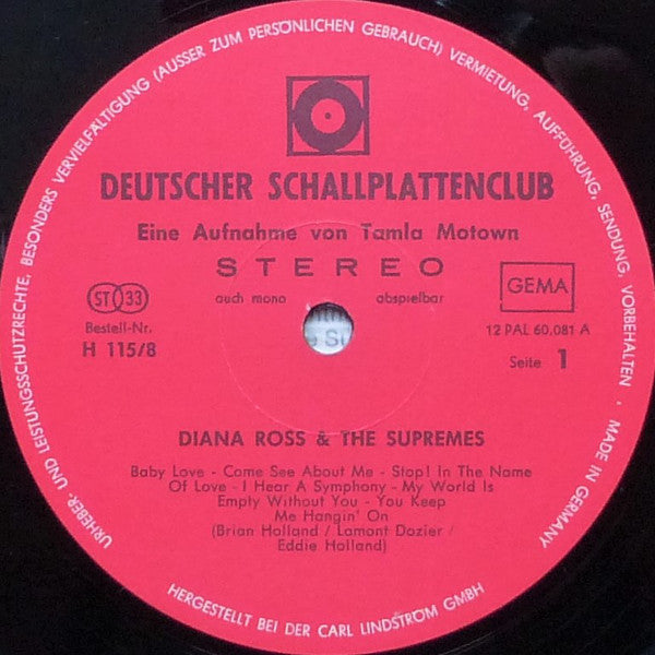 Diana Ross & The Supremes* : Diana Ross & The Supremes (LP, Comp, Club, S/Edition)