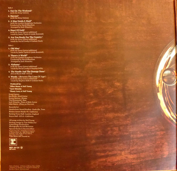 Neil Young : Harvest (LP, Album, RP, Gat)