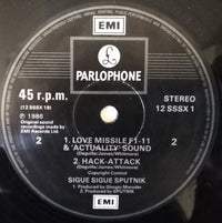 Sigue Sigue Sputnik : Love Missile F1-11 (Original Motion Picture Soundtrack) (12", Single, S/Edition)