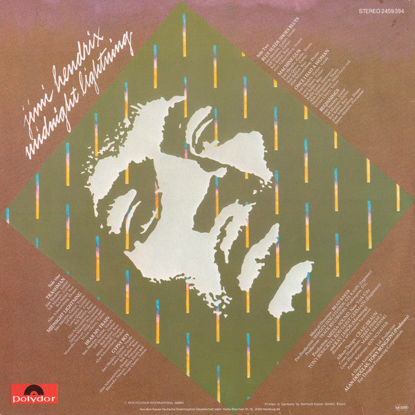 Jimi Hendrix : Midnight Lightning (LP, Album, RE)