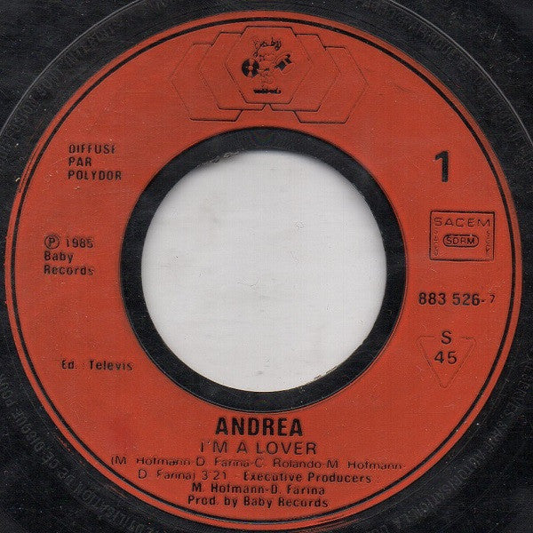 Andrea (4) : I'm A Lover (7")