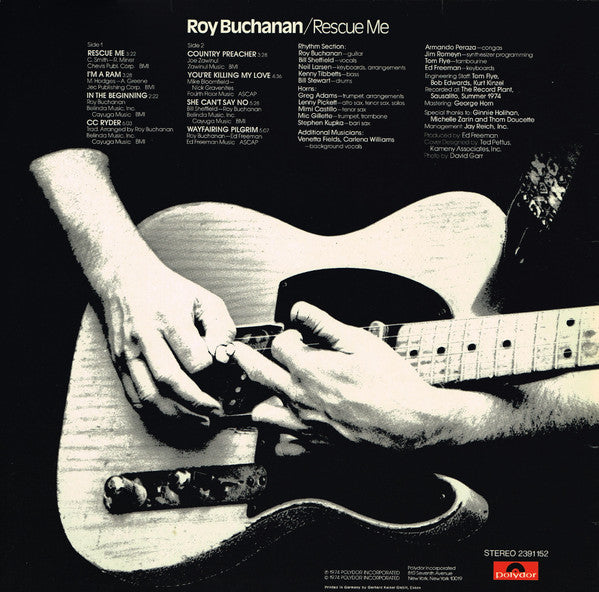 Roy Buchanan : Rescue Me (LP, Album)