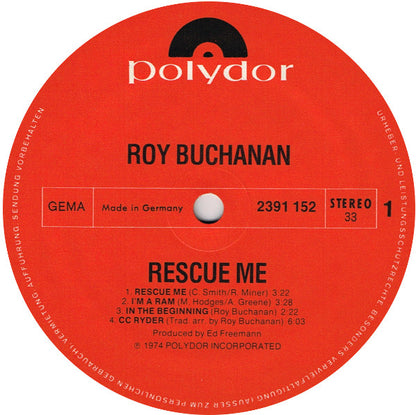 Roy Buchanan : Rescue Me (LP, Album)